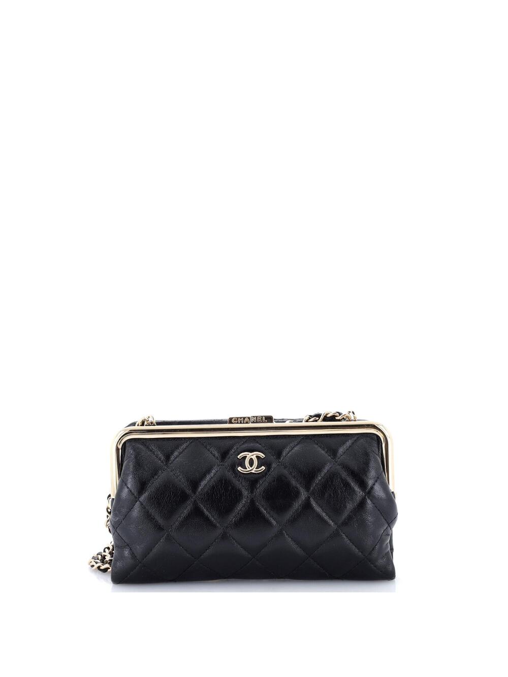 Chanel Logo Clasp Frame Clutch With #289102C35B